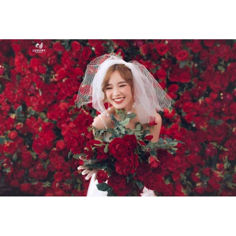 lúp ngắn 2 lớp  cô dâu