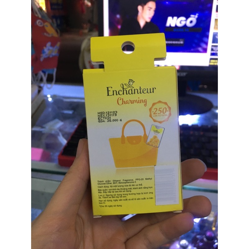 {giá sỉ} nước hoa bỏ túi Enchanteur 18ml | Thế Giới Skin Care