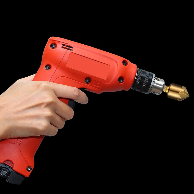 Bộ 10 Mũi Khoan 1/4 Inch Lục Giác 5 Rãnh Với Đầu Khoan Tự Động