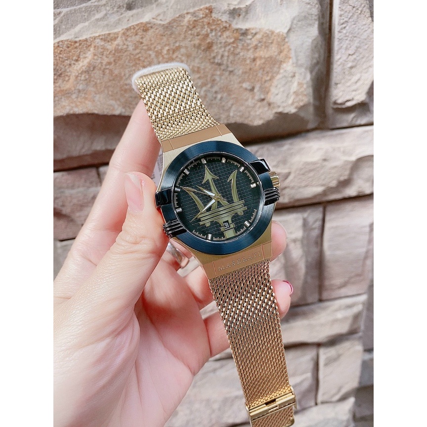 Đồng Hồ Nam Maserati Potenza R8853108006 Dây Mesh , Máy Quartz - Pin , Size 42mm