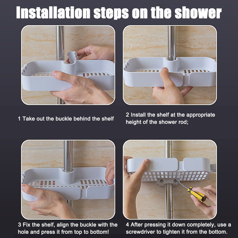 Giá Đựng Đồ Gắn Tường Có Thể Điều Chỉnh Tiện Dụng