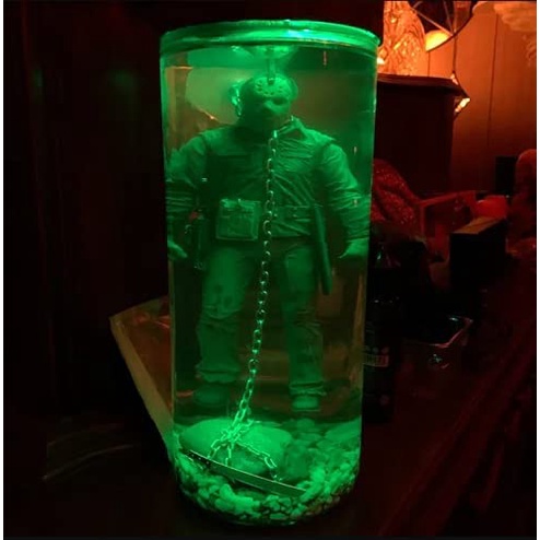 Đèn trưng bày trang trí hình sát nhân Jason phù hợp chủ đề Halloween / làm quà tặng / thắp sáng căn phòng ngủ