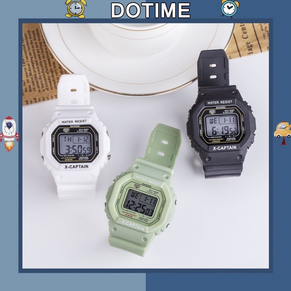 Đồng hồ đeo tay Dotime nam nữ đồng hồ thể thao phong cách độc đáo ZO92