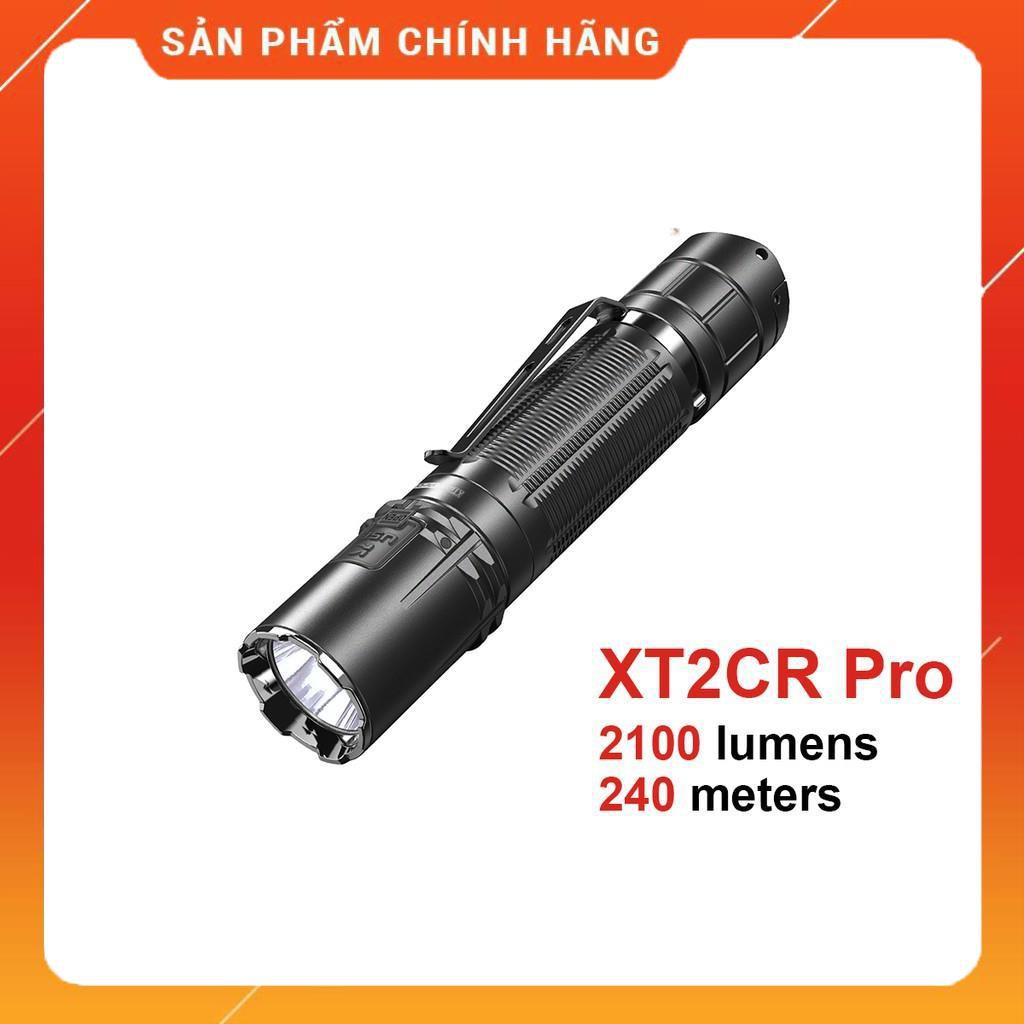 [HÀNG SIÊU CẤP][HÀNG MỚI VỀ] ĐÈN PIN VÀ ĐÈN SẠC KLARUS XT2CR PRO SÁNG 2100LUMEN XA 240M NHIỆT MAU 4000k CÔNG TẮC T-A-C-H