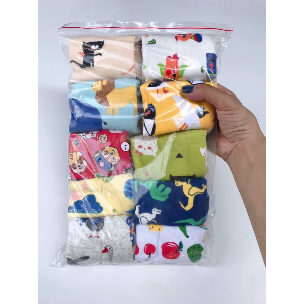 COMBO 5 Quần Dài Bozip Loại Đẹp Cho Bé Từ 7-17Kg, Quần Chục Dài Bozip Cho Bé