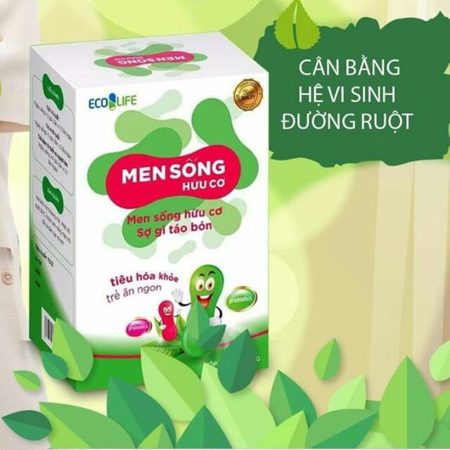 (chính hãng)Sữa non pháp và men sống hữu cơ Ecolife (hạn sử dụng 5.2023)