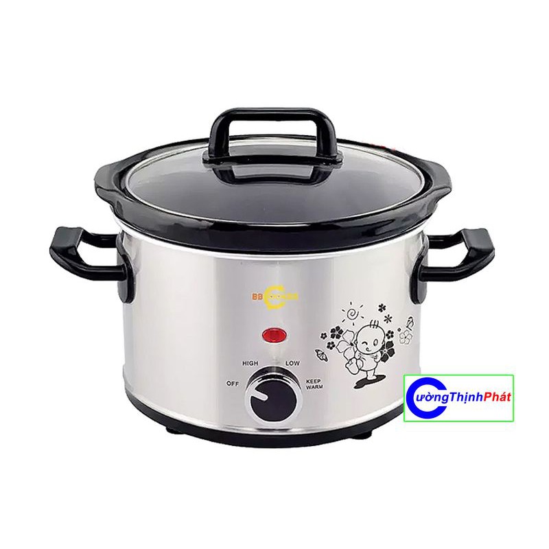 Nồi Nấu Cháo Chậm Cho Bé Ăn Dặm BB COOKER 2.5L