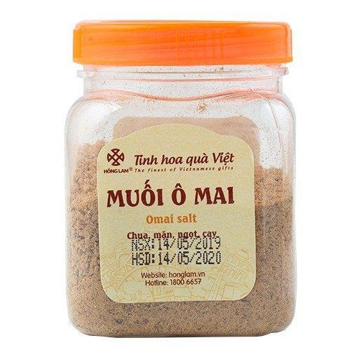 Muối Ô Mai Hồng Lam Vị Mặn Ngọt Cam Thảo Hộp 100gr