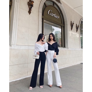 Quần loe 2 nút 🔥𝐒𝐈Ê𝐔 𝐇𝐀𝐂𝐊 𝐃Á𝐍𝐆 🔥