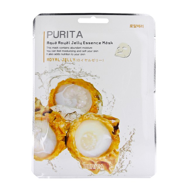 Mặt Nạ Giấy Purita Aqua Royal Jelly Essence Mask 22g