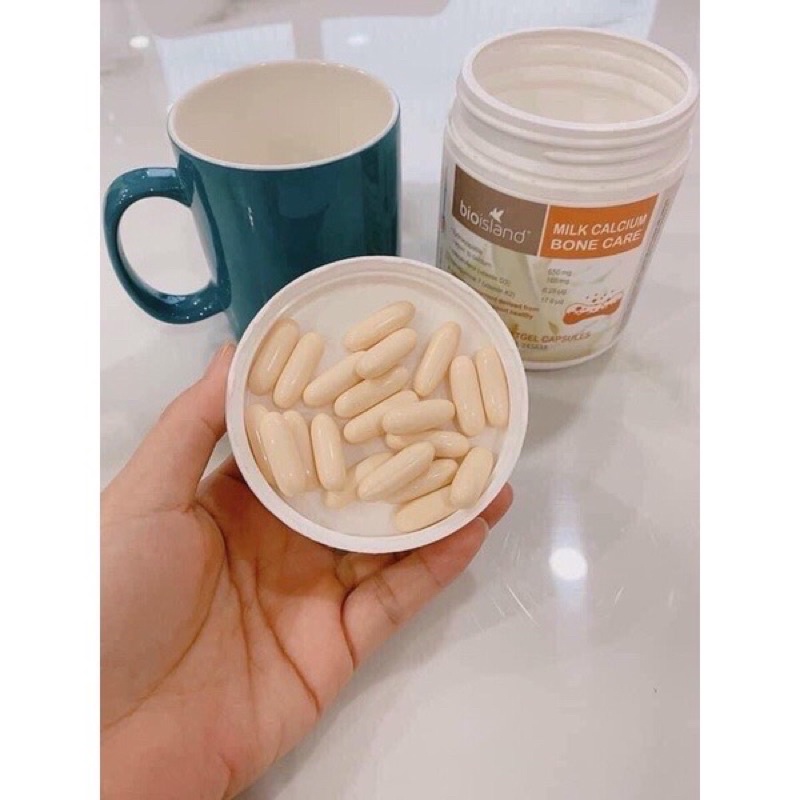 Viên Uống Hỗ Trợ Bổ Sung Canxi Bio Island Milk Calcium Bone Care 150v