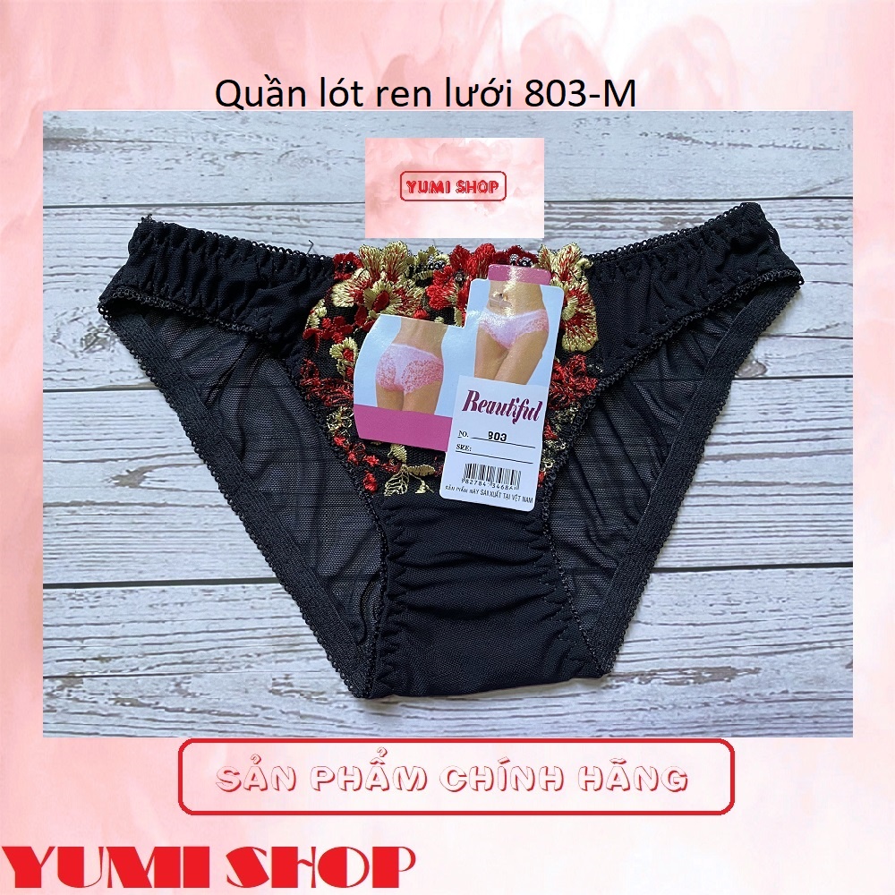 /CÓ SẴN/ Quần lót nữ ❤Beautiful 803 size M quần lót ren lưới ❤MÀU NGẪU NHIÊN.