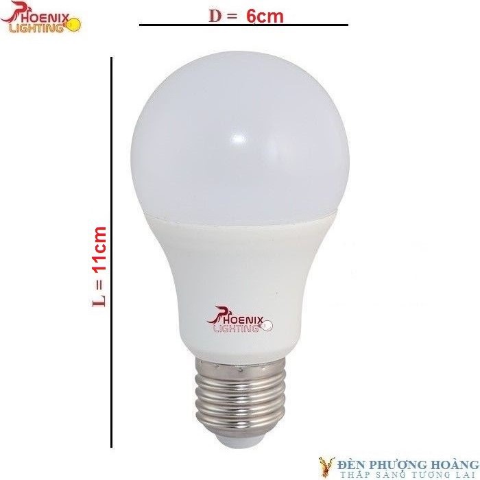 BÓNG ĐÈN LED BÚP TRÒN 9W - Đèn Phượng Hoàng