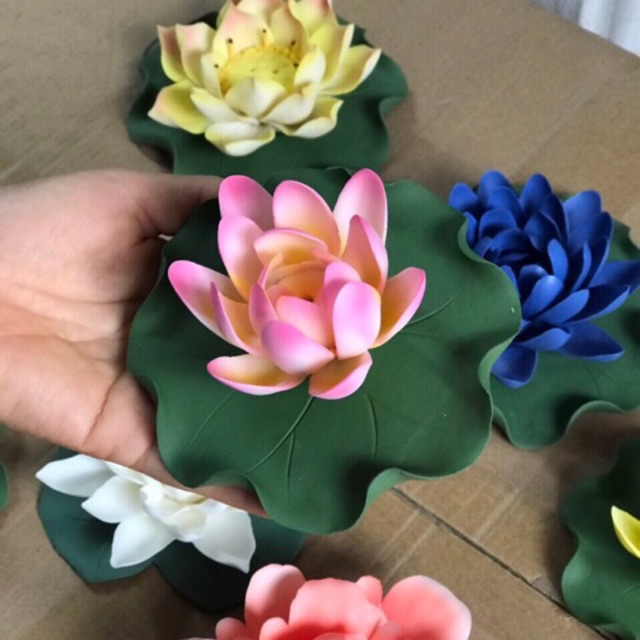 Hoa sen cắm nhang cao cấp size 10,5cm