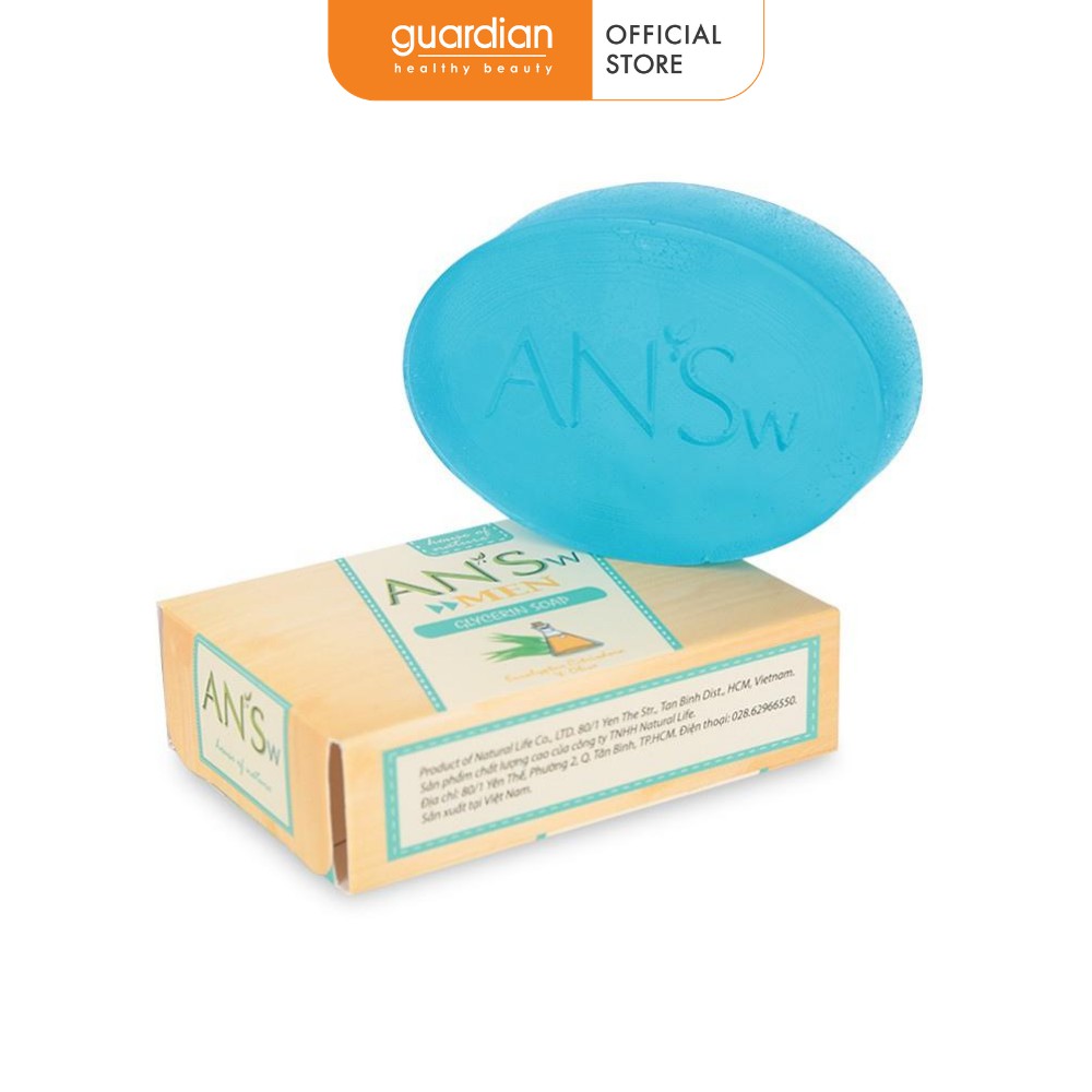 Xà Phòng Thiên Nhiên AN'Sw Bạch Đàn Chanh Và Bạc Hà Dành Cho Nam 100g