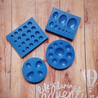 Khuôn đổ trang sức resin hình bán cầu