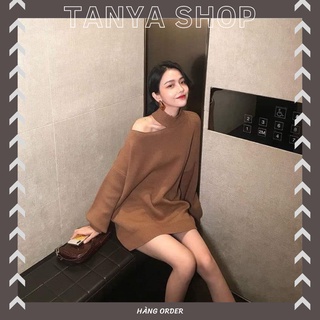 Áo len khoét vai xinh xỉu - mã re373