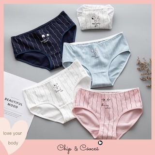 Quần lót nữ hình mặt cảm xúc dễ thương