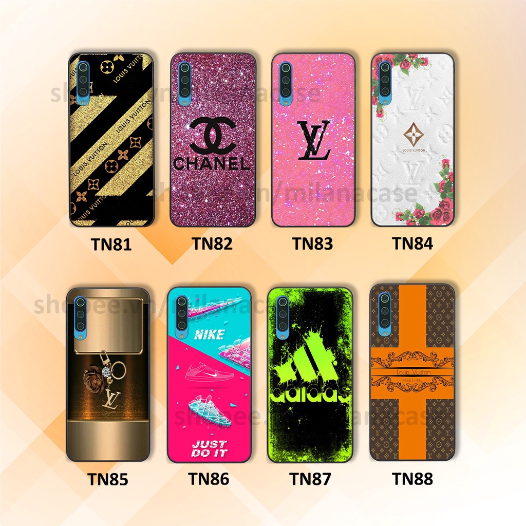 Ốp Xiaomi Mi 9 SE in hình các thương hiệu nổi tiếng sang chảnh, đẳng cấp, cá tính
