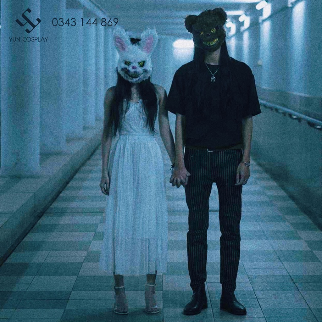 Mặt nạ gấu thỏ kinh dị hóa trang Halloween | BigBuy360 - bigbuy360.vn