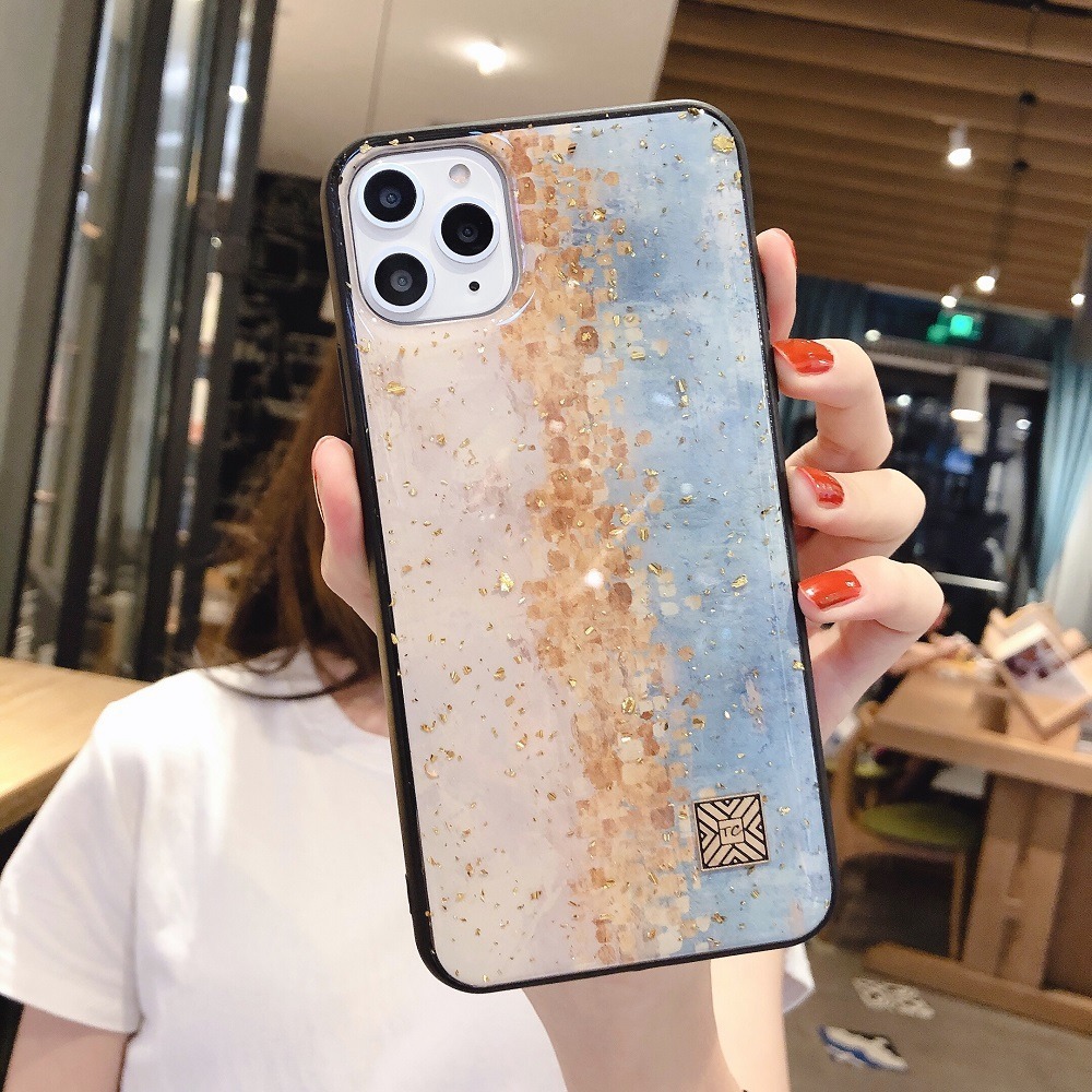 Ốp điện thoại hình lá thích hợp cho iPhone 6 6S 7 8 Plus XS Max XR 11 Pro Max SE2020