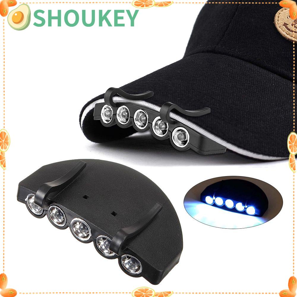 SHOOGII LED Hat Light Clip On Head Lamp Torch For Fishing Camp Hunting Outdoor