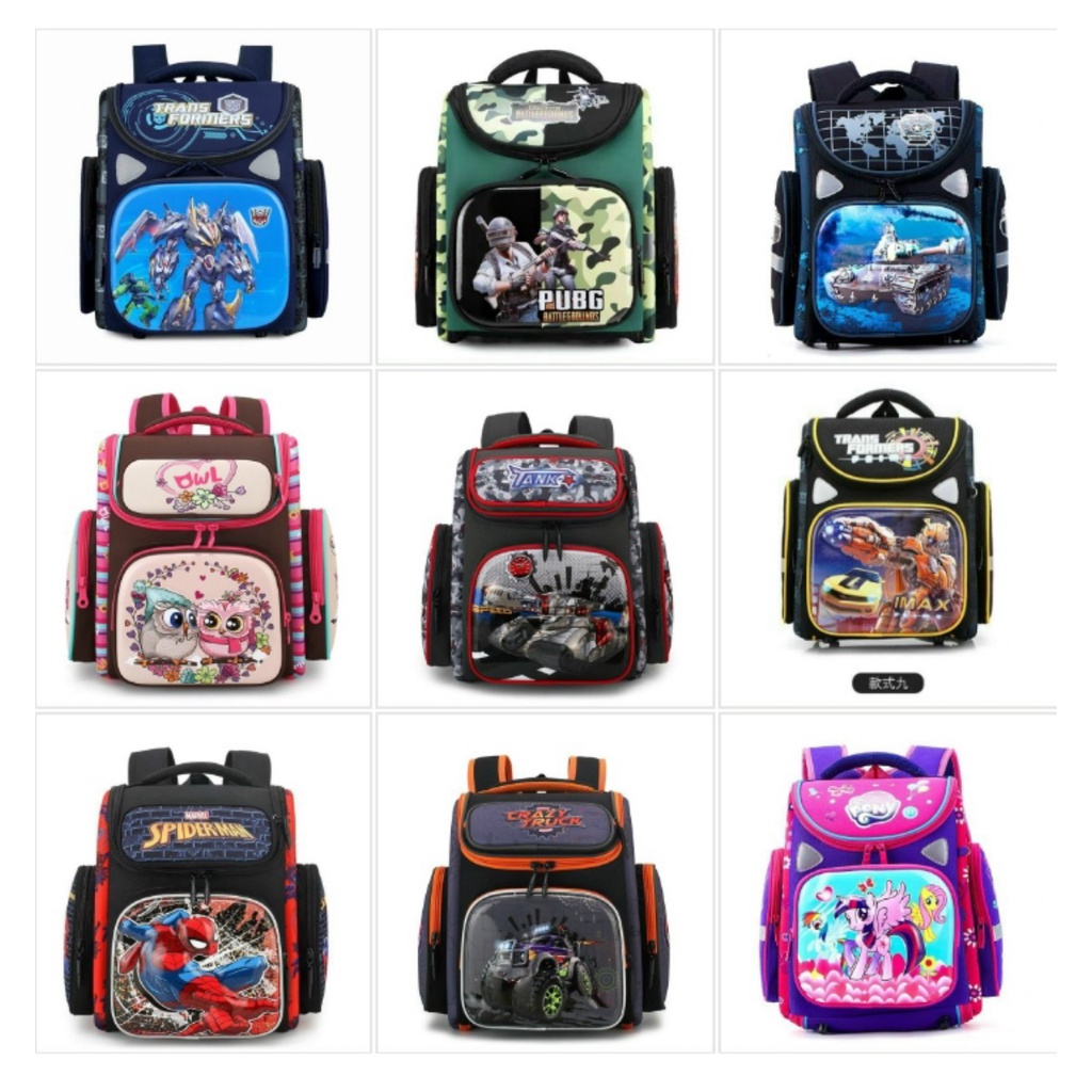 Ba lô chống gùp XUẤT NGA siêu xịn. đủ màu, hình cho các bé từ 7-14 tuổi