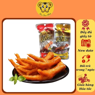 Đồ ăn vặt nội địa Trung, chân gà cay Tứ Xuyên gói 32gram loại chân gà cay đặc biệt và cay nhẹ. Mua 10 nhận quà tặng