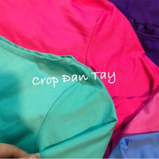 Áo Crop Đan Tay