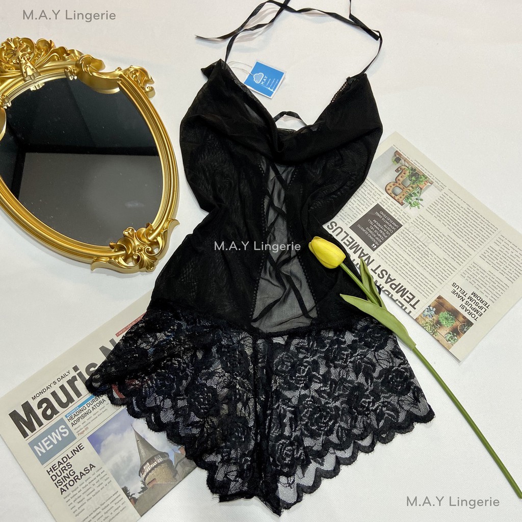 Bộ Đồ Ngủ Vải Voan Chất Đẹp Sexy Quyến Rũ -  B05 - maylingerie