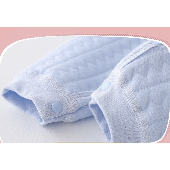 Body trần bông yutaka Bodysuit không viền đường may cho bé trai bé gái mặc thu đông Hàng Quảng Châu cao cấp