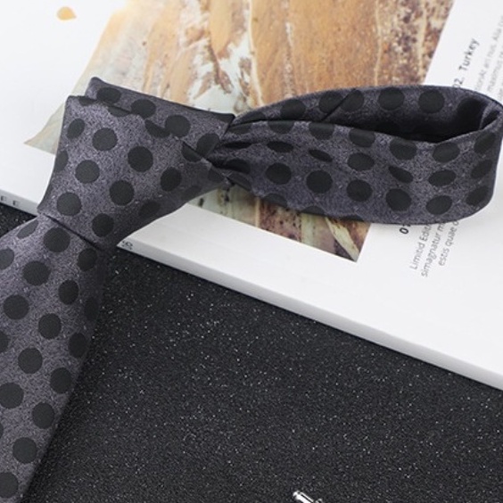 Cravat Nam cỡ trung 7cm cao cấp nhiều mẫu lựa chọn, cà vạt chú rể, Cavat dự tiệc, Calavat công sở CV-7112