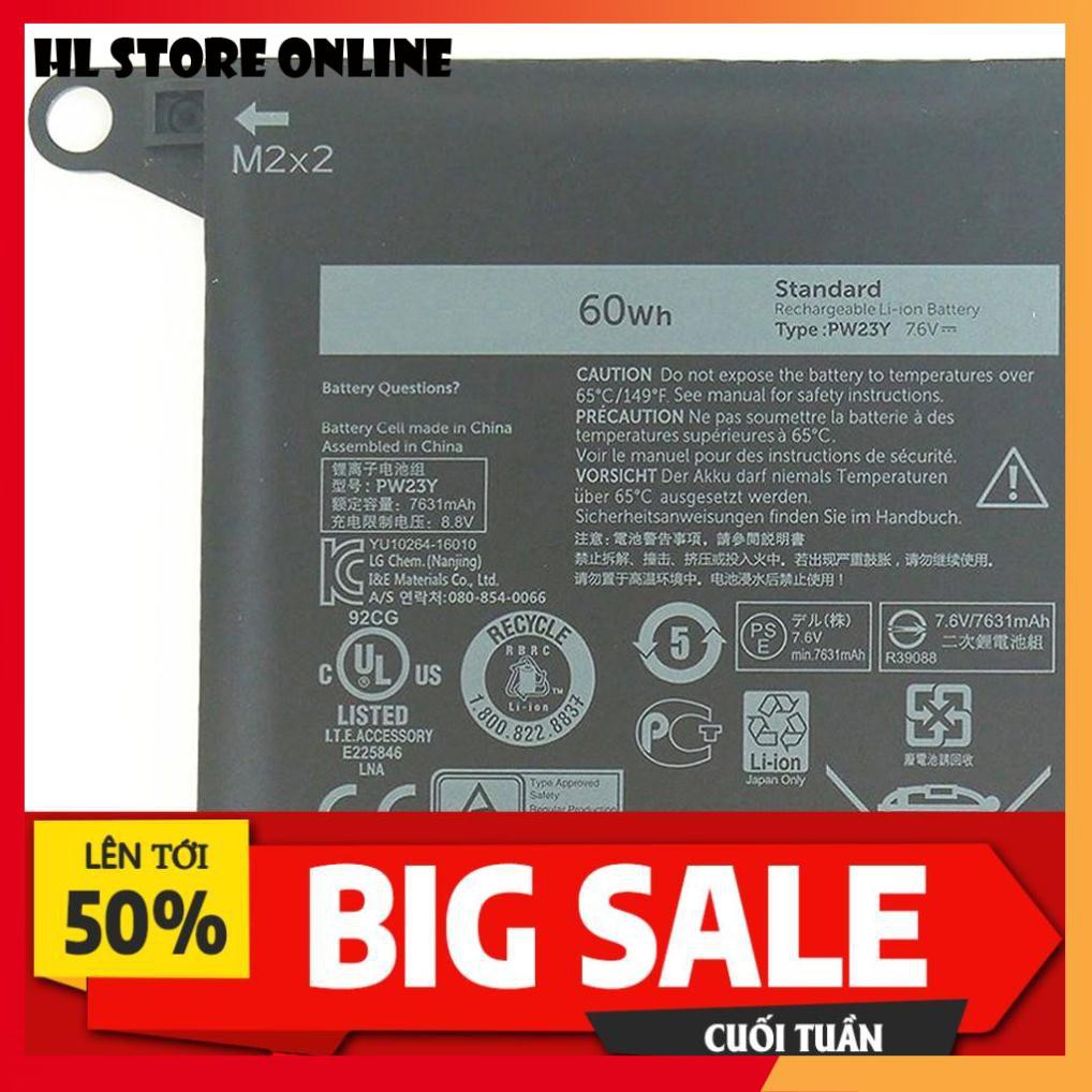 🎁 PIN DELL XPS13 9360 PW23Y 60W ZIN