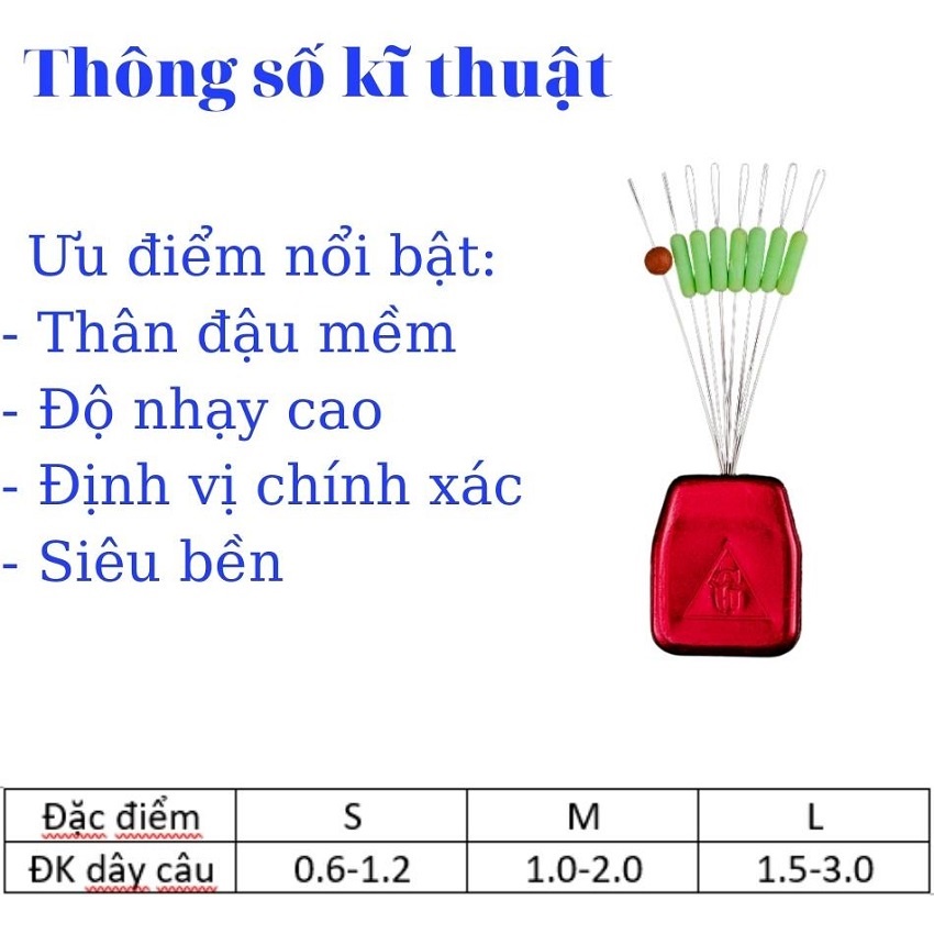 Gói Phụ Kiện Câu Đài Silicon Cao Cấp