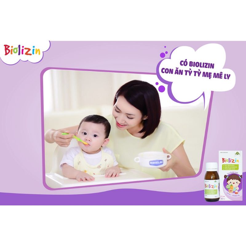 Kẽm biolizin Bổ sung dưỡng chất , tăng cường miễn dịch , Hệ tiêu hóa , giúp bé ăn ngon miệng