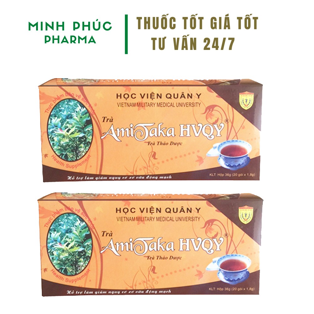 01 hộp Trà Thảo Dược Ami Taka (Tanaka) - Học Viện Quân Y