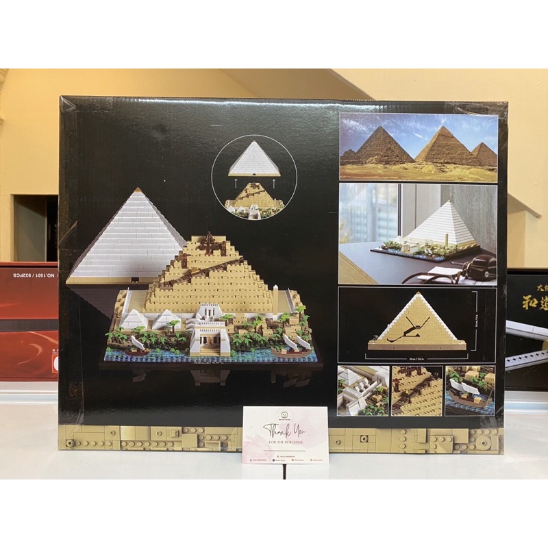 Đồ chơi lắp ráp 16111 6111 21058 Mô hình Đại kim tự tháp Giza Ai Cập The Great Pyramid of Giza - Xếp hình thông minh