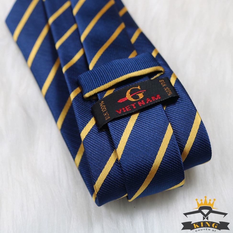 Cà vạt nam KING công sở, bản lớn to 8cm ( C054 )