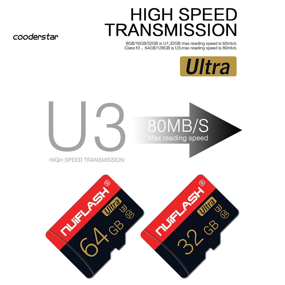 Thẻ Nhớ Micro Tf Tốc Độ Cao Cho Điện Thoại Máy Tính Bảng Wdp Niui U3