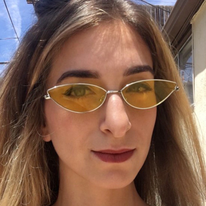 (KIQI-FASHION) COD Kính Mát Mắt Mèo Chống Tia Uv400 Thời Trang