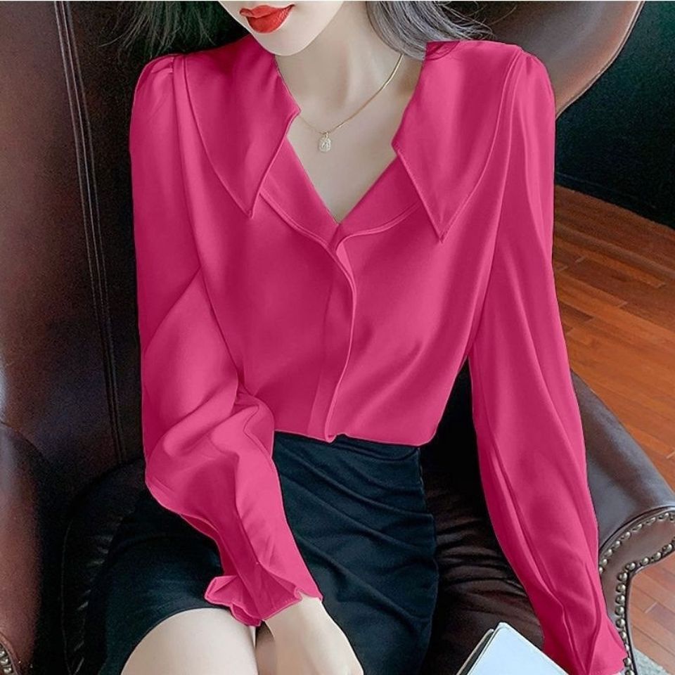 Áo Sơ Mi Tay Dài Phong Cách Hàn Quốc