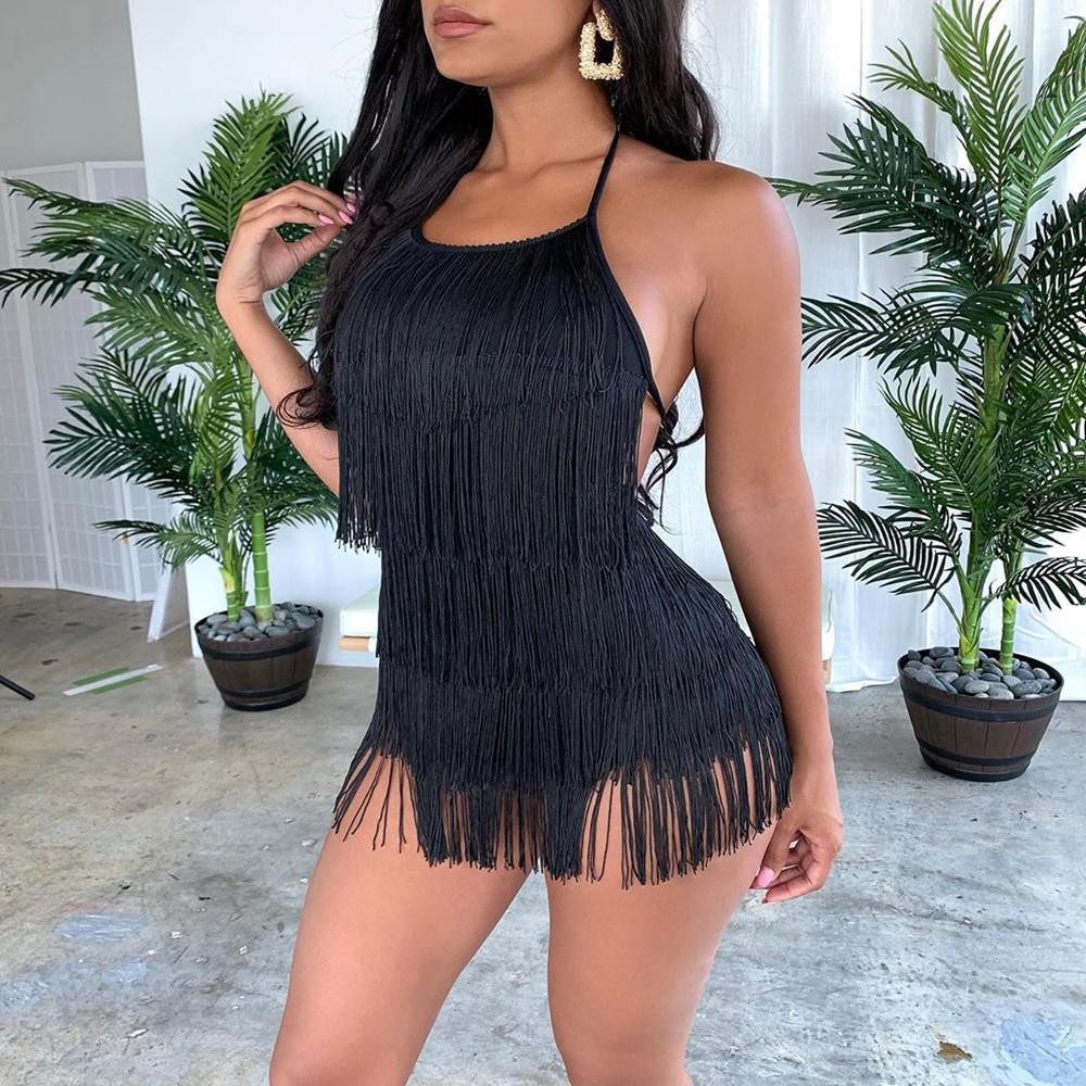 Đầm tua rua tầng sexy