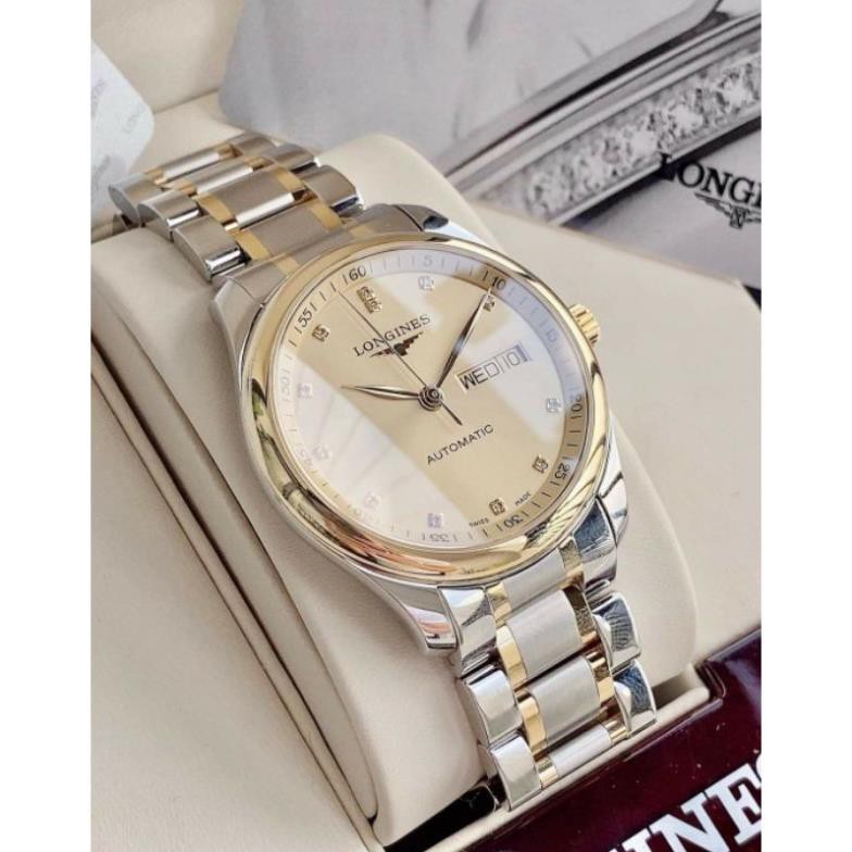 [vàng 18k và kim cương] đồng hồ nam longines L27555377