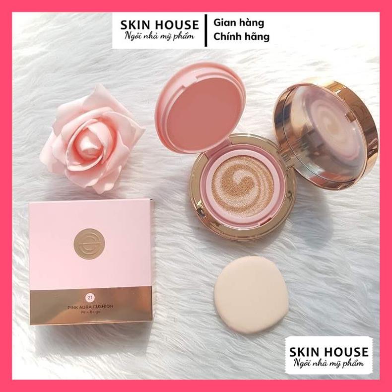 Phấn Nước DPC Pink Aura Cushion SA SPF 50+ PA+++ 15G