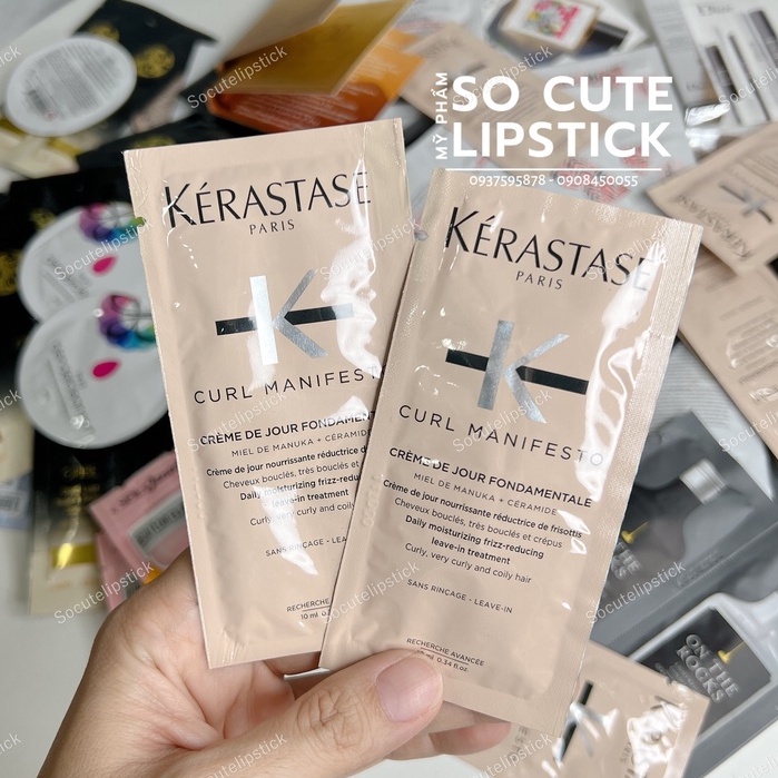 Kem Dưỡng Tóc Xoăn, Tóc Uốn Khô Xơ Hư Tổn / Kem Giữ Nếp Tóc Kerastase Curl Manifesto Curl Enhancing Leave-In Cream 30ml