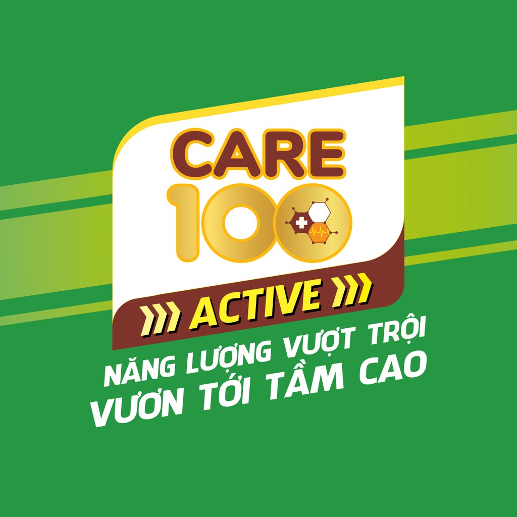 Thùng sữa Nutricare Care 100 Active cacao lúa mạch (180ml x 48 hộp)