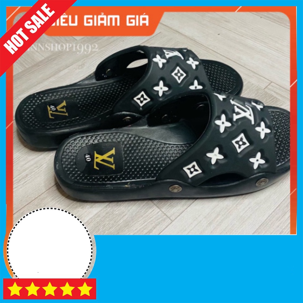 Dép Quai Ngang Nam Nữ LV Cao Cấp Chất Liệu siêu bền siêu nhẹ TrungPii Siêu rẻ shopee