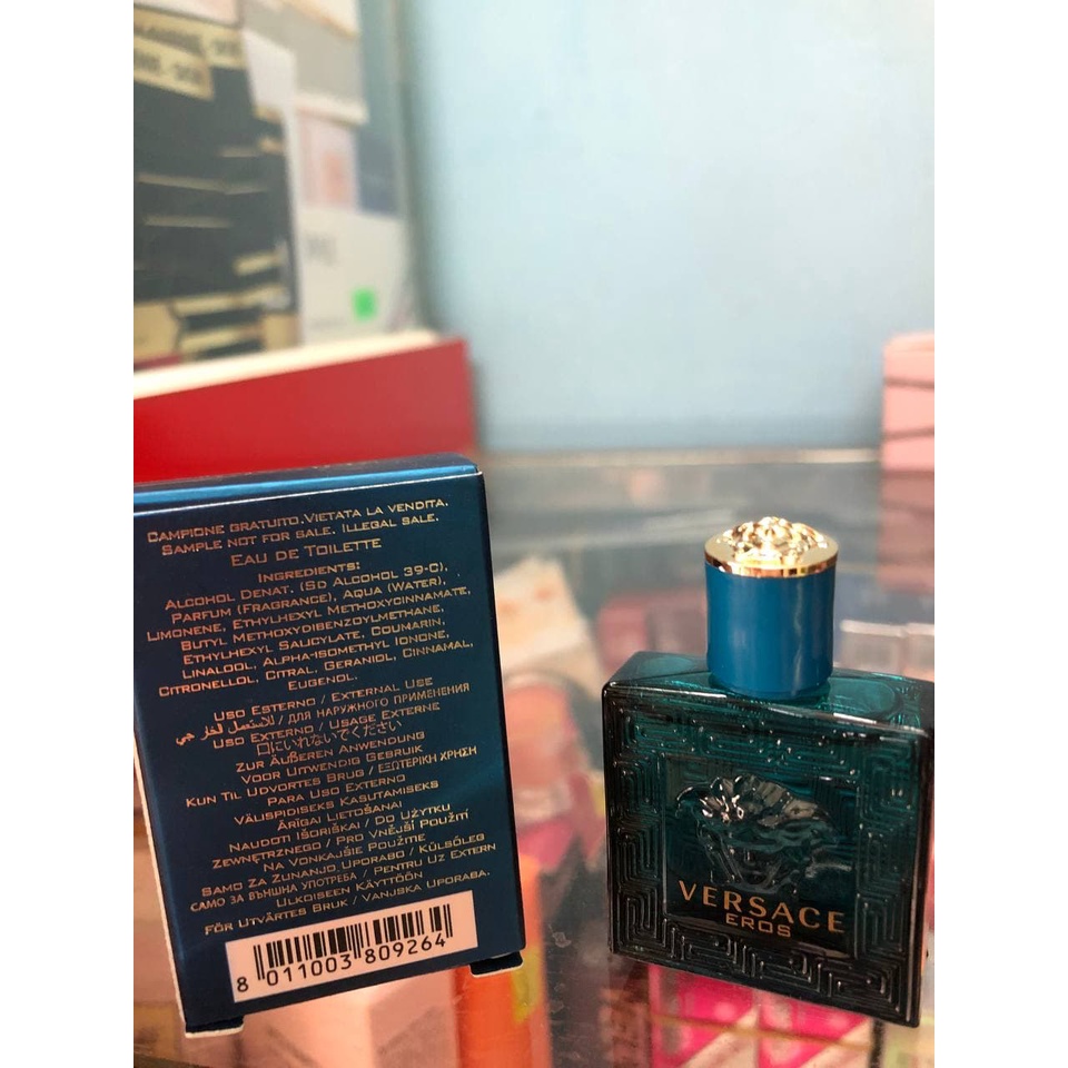 Thơm mini versace eros 5ml