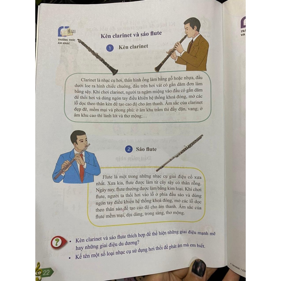 Sách - Âm nhạc 7 ( cánh diều ) + Bán kèm 1 tẩy chì