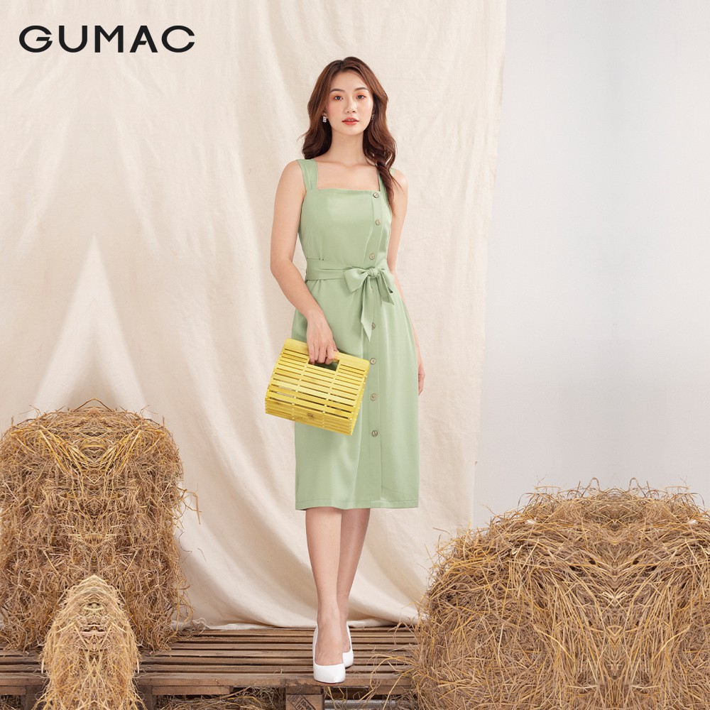 Đầm 2 dây buột eo DA1052 GUMAC